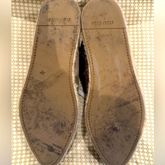 Miu Miu Platform Espadrilles Size 7 / 37 - Picture 2 of 5